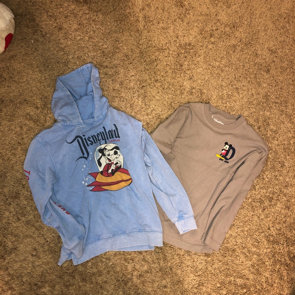 3 Disneyland Sweatshirts/ long sleeve